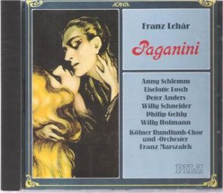 Franz Lehár Paganini Acanta CD German Import