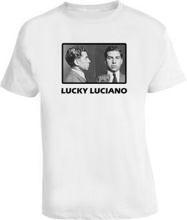Lucky Luciano T Shirt White
