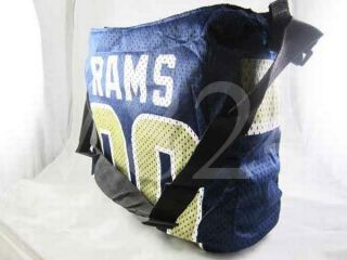 NFL St Louis Rams St Quarterback Jersey Tote Bag