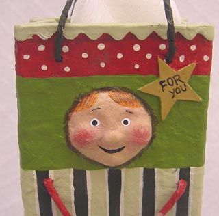 Lori Mitchell Christmas Gift Bag for You Decoration GR