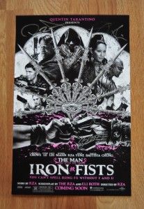 Iron Fists Promo Poster Signed Lucy Liu RZA Dave Bautista SDCC