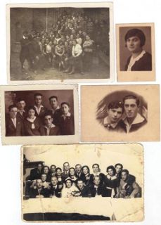 22 Real Photographs from Lublin Poland Jewish Family Photo Album End