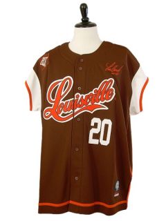 New Louisville Lou Brock Jersey Shirt XXL 2XL Cardinals