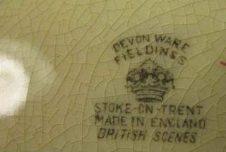 Devon Ware Fieldings Stoke on Trent 3 Ludington Plate