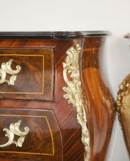 Louis Philippe Bombe Commode Chest Drawers