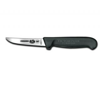 Victorinox Cutlery 4 Inch Rabbit Utility Knife, Black Fibrox Handle