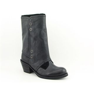 Luxury Rebel Brady Black Boots Calf Shoes Womens Sz 8 5