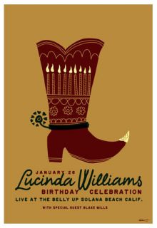 Scrojo Lucinda Williams Poster Lucinda 1201
