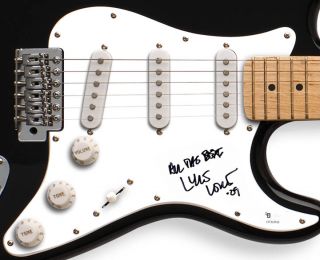 Lyle Lovett Autographed Signed All The Best Guitar UACC & GAI UACC RD