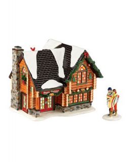 Department 56 Collectible Figurines, Snow Village Mountain Chalet Gift
