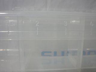 Set of 2 Shimano Clear/Plastic Storage Containers w/ 24 compartments