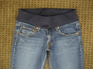 Levi Strauss Maternity Jeans Stretch Bootcut Medium Blue Jeans Size 1