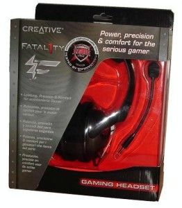 Fatal1ty Fatality Gaming Headset Headphones PC Mac Tablet Skype