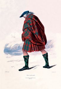 Scottish Clan Macaulay Tartan Scotland Canvas Wrap Art