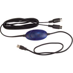 Audio Midisport Uno 1x1 MIDI Interface USB to MIDI 16 Channel PC or