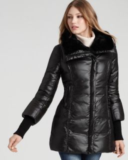 610 New Mackage Down Magda Coat s Real Fur Puffer Parka Black Aster