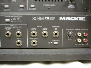 Mackie Fr 808M Fast Recovery Powered Mixer Amp