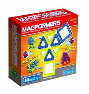 Features of Magformers 30 Pc Magnetic Building Set (Colors May Vary)