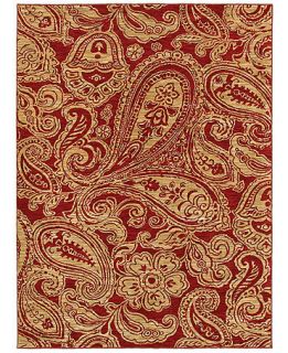 Shaw Living Area Rug, American Abstracts Collection 02800 Verona Red 5