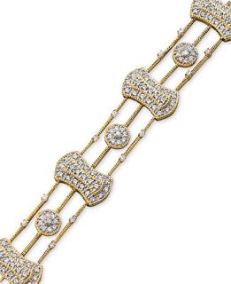 Diamond Bracelet, 14k Gold Diamond (1 ct. t.w.)   Bracelets   Jewelry