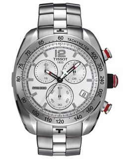 Tissot Watch, Mens Swiss Chronograph PRS330 Stainless Steel Bracelet