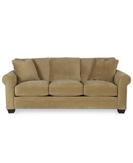 Remo Fabric Velvet Sofa, 88W x 38D x 31H