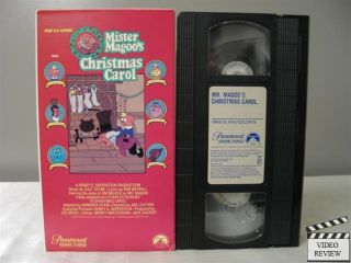 Mister Magoos Christmas Carol VHS Jim Backus, Morey Amsterdam, Jack