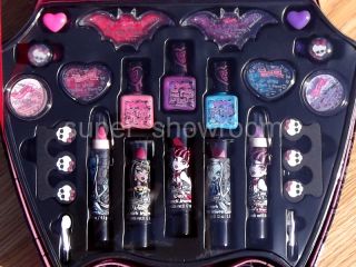 Monster High Toy Makeup Kit Scary Stylin Set Case Girls Dress Up Make