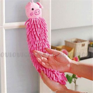 Micro Fiber Carton Cute Animal Towel for Bathroom Kitchen Office Car