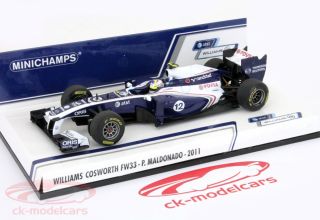 Minichamps scale 143 Team Williams F1 Team Driver Pastor Maldonado