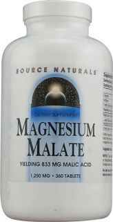 Source Naturals Magnesium Malate 1250mg 360 Tabs