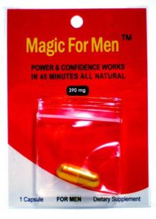 Magic for Men Last Longer Erection Pill Natural 1 Ct