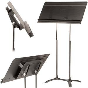 Manhasset Regal Conductors Black Sheet Music Stand with Auto Adjust