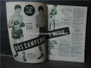 Raul Cruz Photocover Mexican Boxing Magazine 1970