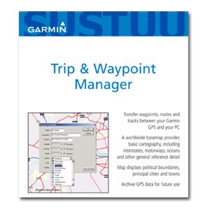 Garmin MapSource Trip Waypoint Manager GPS Software