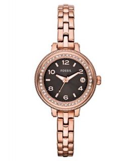 Fossil Watch, Womens Bridgette Rose Gold tone Stainless Steel