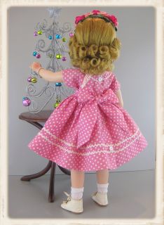 Pretty Madame Alexander Margaret in Pink Christmas Comes in All Colors