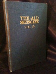 1927 MANLY P. HALL ALL SEEING EYE PARACELSUS ALCHEMY OCCULT MAGIC