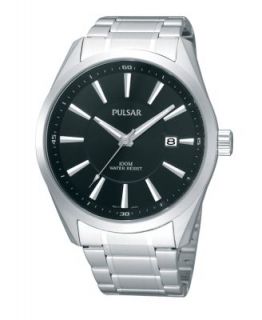 Pulsar Watch, Mens Stainless Steel Bracelet PXH859