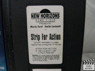 Strip for Action VHS Maria Ford Emile Levisetti