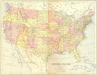 Title of map: United States