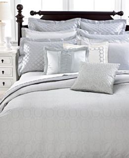 Martha Stewart Bedding, Chantilly Ivory and Aqua Embroidered Queen Sheet Set NEW (Clearance)
