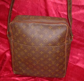 Vuitton Monogram Marceau Shoulder Bag Unisex Vintage