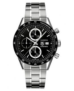 TAG Heuer Watch, Mens Swiss Automatic Chronograph Carrera Stainless