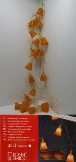 Dekorative Glocken Lichterkette Mit 20 Lampen Weihnachtsbeleuchtung Be