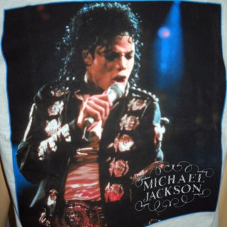 Young Michael Jackson White T Shirt