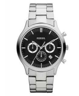Fossil Watch, Mens Chronograph Stainless Steel Bracelet 41mm FS4642
