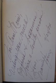 Book Signed by Marilyn Horne Famous Opera Singer My Life Autobiography