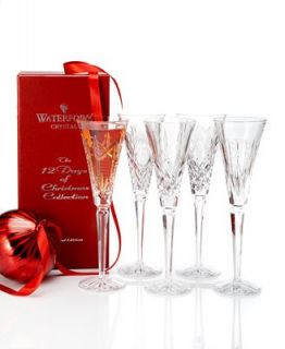 Waterford Crystal The 12 Days of Christmas Flute Collection