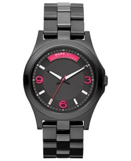 Marc by Marc Jacobs Watch, Womens Black Ion Plated Stainless Steel